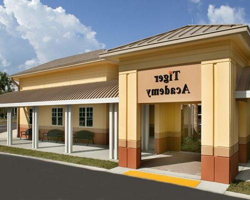 Exterior rendering of Tiger Academy